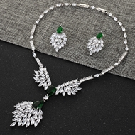 Show details for Luxury Green Necklace and Earring Set Online Only Show details for Luxury Green Necklace and Earring Set Online Only