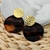 Picture of Beautiful Resin Rose Gold Plated Stud Earrings