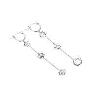 Picture of Need-Now White Cubic Zirconia Dangle Earrings from Editor Picks