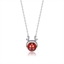Show details for Unique Artificial Pearl 925 Sterling Silver Pendant Necklace