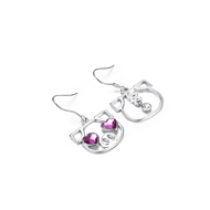 Picture of Fashion Platinum Plated Dangle Earrings Factory Supply