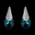 Picture of Eye-Catching Blue Artificial Crystal Stud Earrings with Member Discount