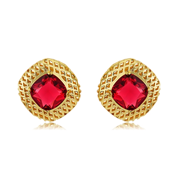 Picture of Recommended Red Zinc Alloy Stud Earrings from Top Designer