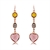 Picture of Unique Artificial Crystal Zinc Alloy Dangle Earrings