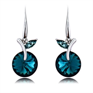 Picture of Pretty Artificial Crystal Platinum Plated Dangle Earrings