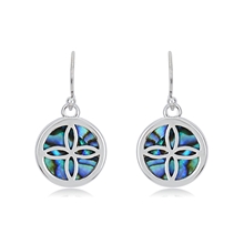 Show details for Attractive Blue Shell Dangle Earrings For Your Occasions