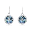 Show details for Attractive Blue Shell Dangle Earrings For Your Occasions