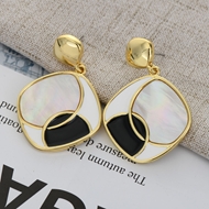 Picture of Classic Shell Dangle Earrings of Original Design