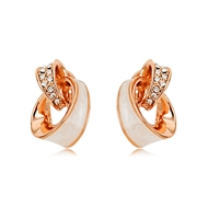 Picture of Rose Gold Plated Classic Stud Earrings Online Shopping