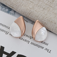 Picture of Reasonably Priced Rose Gold Plated Shell Stud Earrings from Reliable Manufacturer