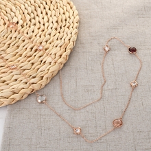 Show details for Copper or Brass Classic Long Chain Necklace from Editor Picks