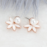 Picture of Casual Rose Gold Plated Stud Earrings Factory Supply