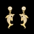 Picture of Hypoallergenic Gold Plated Copper or Brass Dangle Earrings with Easy Return