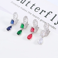 Picture of Luxury Cubic Zirconia Dangle Earrings of Original Design