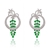 Picture of Unusual Big Platinum Plated Dangle Earrings