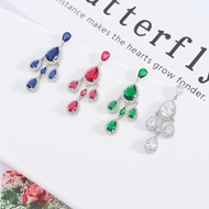 Picture of Recommended Platinum Plated Luxury Dangle Earrings from Top Designer