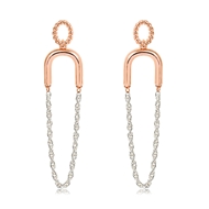 Picture of Dubai Zinc Alloy Dangle Earrings with Beautiful Craftmanship