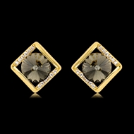 Picture of Most Popular Cubic Zirconia Small Big Stud Earrings