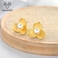 Picture of Attractive White Big Big Stud Earrings For Your Occasions