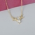 Picture of Staple Small Gold Plated Pendant Necklace