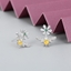 Show details for Delicate Cubic Zirconia Big Stud Earrings with Full Guarantee