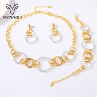 Picture of Low Cost Zinc Alloy Dubai 3 Piece Jewelry Set with Low Cost