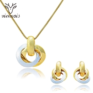 Picture of Simple And Elegant Gold Plated Dubai Style 2 Pieces Jewelry Sets