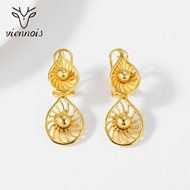 Picture of Zinc Alloy Gold Plated Dangle Earrings with Unbeatable Quality