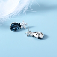 Picture of Great Value Platinum Plated Small Stud Earrings at Factory Price