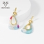 Show details for Distinctive Gold Plated Zinc Alloy Dangle Earrings with Low MOQ