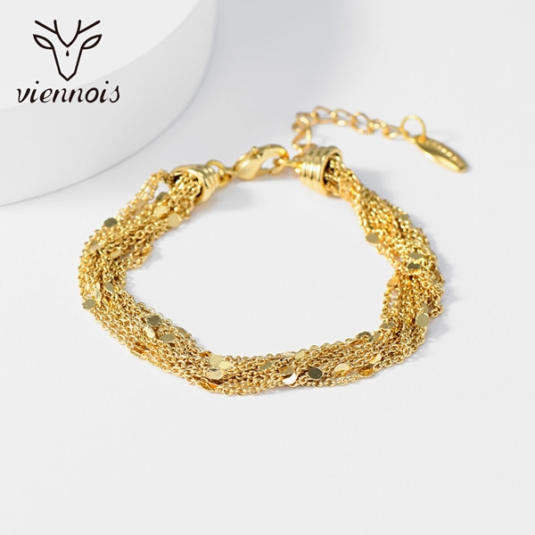 Picture of Zinc Alloy Gold Plated Fashion Bracelet with Unbeatable Quality