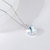 Picture of Shop Platinum Plated White Pendant Necklace with Wow Elements