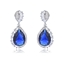 Show details for Designer Platinum Plated Luxury Dangle Earrings with Easy Return