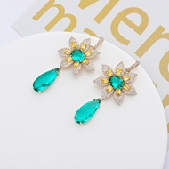 Picture of Flowers & Plants Luxury Dangle Earrings with Speedy Delivery