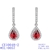 Picture of Bulk Platinum Plated Cubic Zirconia Dangle Earrings at Super Low Price