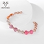 Show details for Designer Rose Gold Plated Opal Fashion Bracelet with No-Risk Return