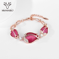 Picture of Hot Selling Rose Gold Plated Classic Fashion Bracelet from Top Designer