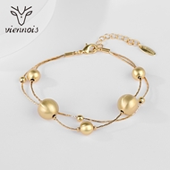 Picture of Hypoallergenic Multi-tone Plated Zinc Alloy Fashion Bracelet with Easy Return