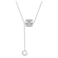 Picture of Delicate Cubic Zirconia Pendant Necklace with Fast Shipping