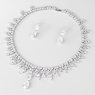 Show details for Inexpensive Platinum Plated Luxury 2 Piece Jewelry Set from Reliable Manufacturer Show details for Inexpensive Platinum Plated Luxury 2 Piece Jewelry Set from Reliable Manufacturer
