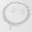 Show details for Inexpensive Platinum Plated Luxury 2 Piece Jewelry Set from Reliable Manufacturer