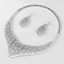 Show details for Copper or Brass Cubic Zirconia 2 Piece Jewelry Set at Great Low Price
