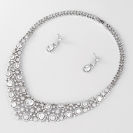 Show details for Copper or Brass Platinum Plated 2 Piece Jewelry Set with Full Guarantee Show details for Copper or Brass Platinum Plated 2 Piece Jewelry Set with Full Guarantee