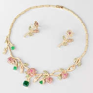 Show details for Luxury Colorful 2 Piece Jewelry Set with Fast Shipping Show details for Luxury Colorful 2 Piece Jewelry Set with Fast Shipping