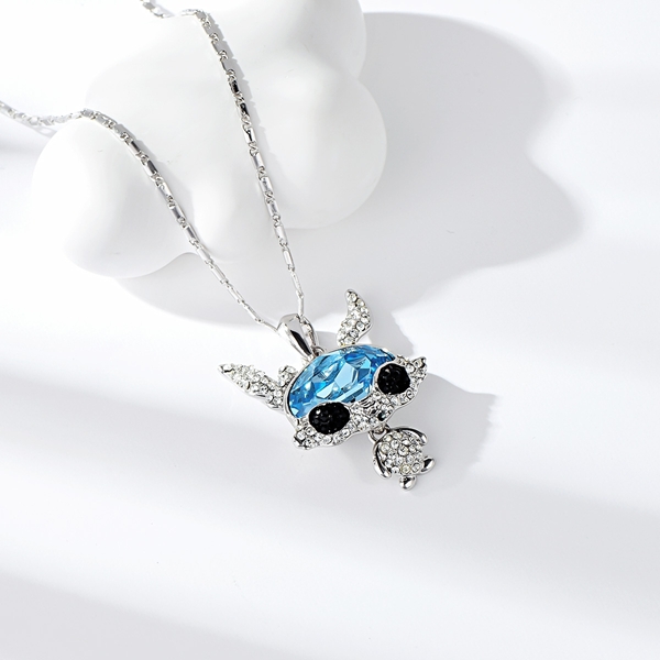 Picture of Most Popular Swarovski Element Blue Pendant Necklace