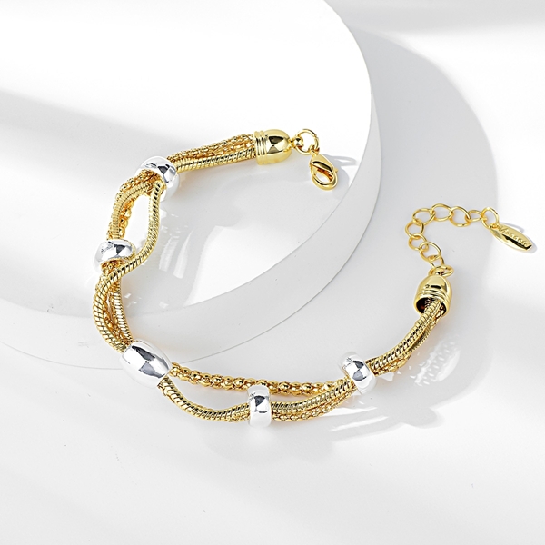 Picture of Beautiful Medium Gold Plated Fashion Bracelet