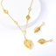 Show details for Most Popular Casual Gold Plated Necklace and Earring Set