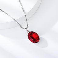 Show details for Featured Red Platinum Plated Pendant Necklace with Full Guarantee Show details for Featured Red Platinum Plated Pendant Necklace with Full Guarantee