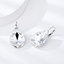 Show details for Most Popular Swarovski Element Platinum Plated Small Hoop Earrings