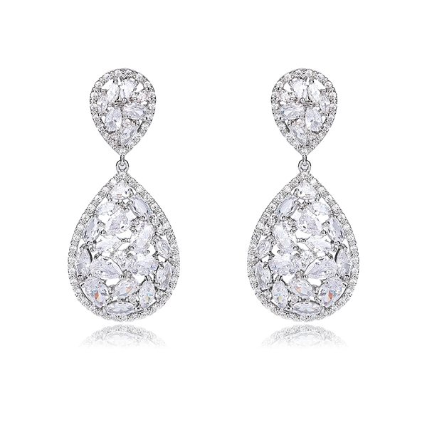 Picture of Luxury Big Dangle Earrings with Speedy Delivery